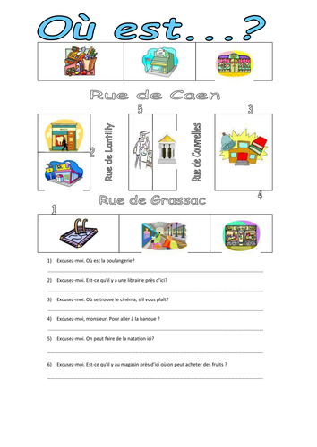 AQA/EDEXCEL Studio GCSE French (Higher) – Module 4 – Point de départ 2 – Page 77 - Worksheet