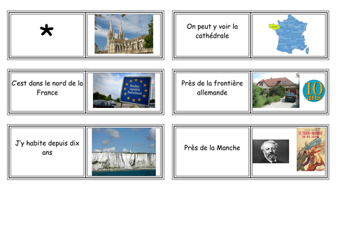 AQA/EDEXCEL Studio GCSE French (Higher) – Module 4 – Ma région est top! – Page 78 - Game