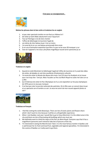 AQA/EDEXCEL Studio GCSE French (Higher) – Module 4 – C’est pour un renseignement – Page 83