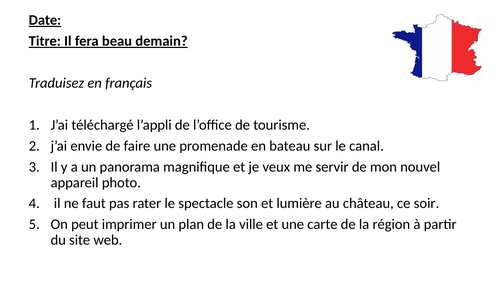 AQA/EDEXCEL Studio GCSE French (Higher) – Module 4 – Il fera beau demain? – Page 84