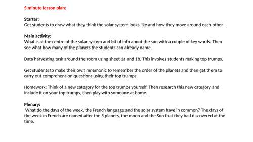 KS3 - Space (Whole Topic)