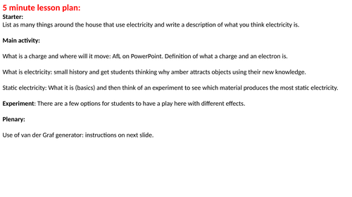 KS3 Electricity (Whole Topic)