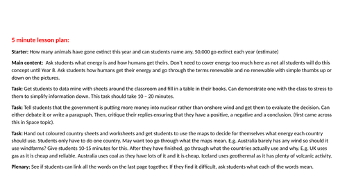 KS3 - Global Warming (Whole Topic)