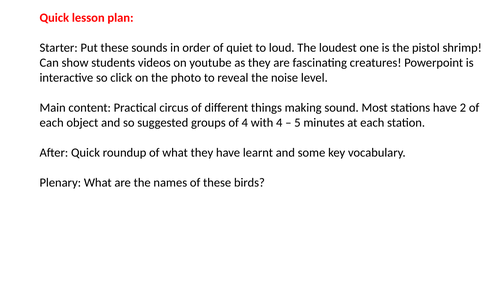 KS3 - Sound (Whole Topic)