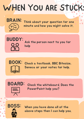 Brain, Book, Buddy, Board, Boss Poster