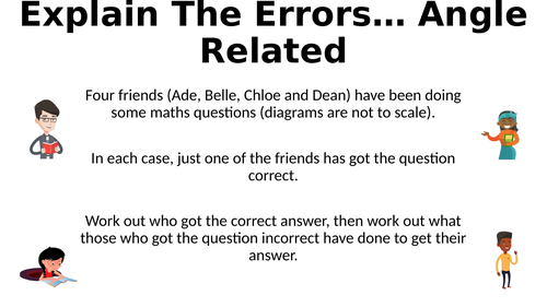 Explain The Errors - Angle Related