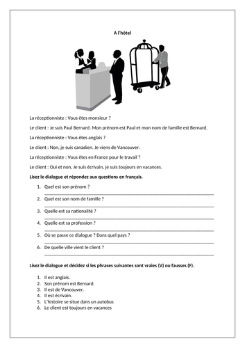 AQA/EDEXCEL Studio GCSE French (Higher) – Module 5 – Les hôtels, mode d ...