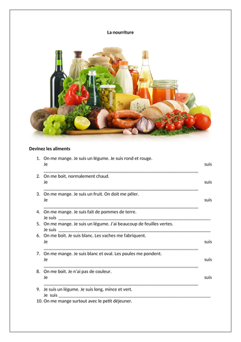 AQA/EDEXCEL Studio GCSE French (Higher) – Module 5 – Bon appétit! – Page 104 - Worksheet