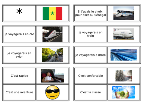 Les transports / Transport / Voyager / Travelling