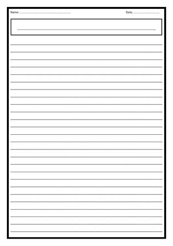 lined paper online printable versions teaching resources