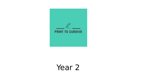 Year 2 Complete Set of Cursive Handwriting Slides