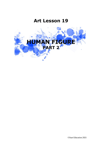 Art Lesson 19. Human Figure. Part 2. Key Stage 3
