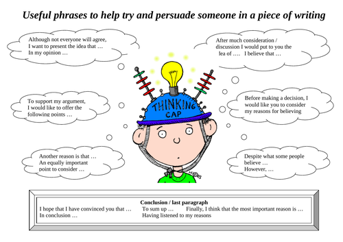 Literacy - Persuasive Speech Mat