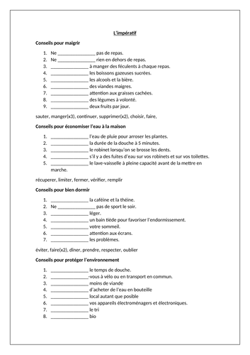AQA/EDEXCEL Studio GCSE French (Higher) – Module 6 – Vive la scolarité! – Page 128 - Imperative