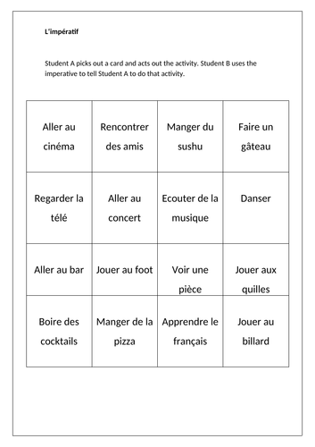 AQA/EDEXCEL Studio GCSE French (Higher) – Module 6 – Vive la scolarité! – Page 128 - Imperative