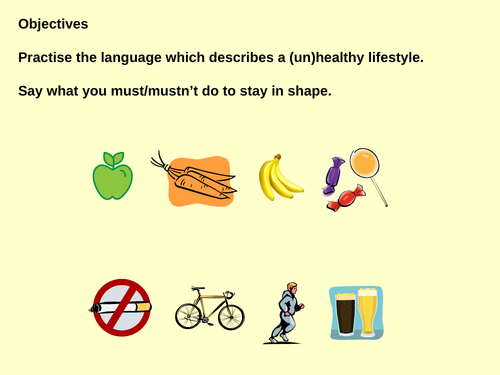 What you must/mustn't do to keep in good health