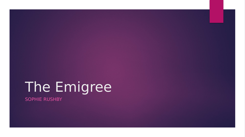 The Emigree