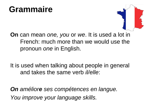 AQA/EDEXCEL Studio GCSE French (Higher) – Module 6 – En échange – Page 130 - Using on
