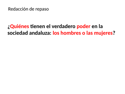 La casa de Bernarda Alba: El poder en la sociedad andaluza