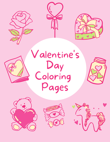 Valentine's Day Coloring Fun for Younger Children