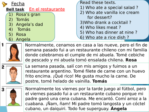 Y8 Spanish - En el restaurante (Viva 2)