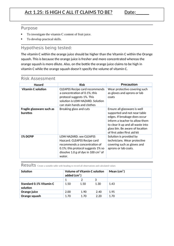 Act 1.25: Is High C all it claims to be?