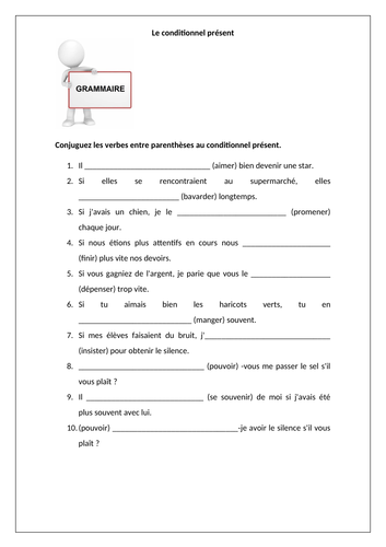AQA/EDEXCEL Studio GCSE French (Higher) – Module 7 – Point de départ – Page 141 - Conditional