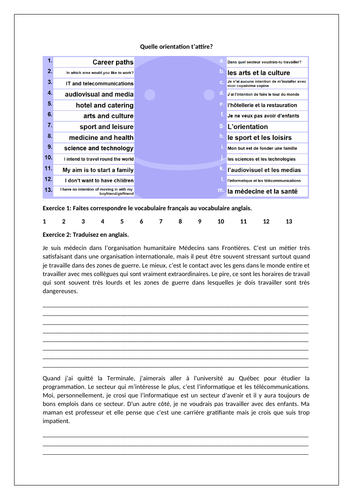 AQA/EDEXCEL Studio GCSE French (Higher) – Module 7 – Quelle orientation t’attire? – Page 143