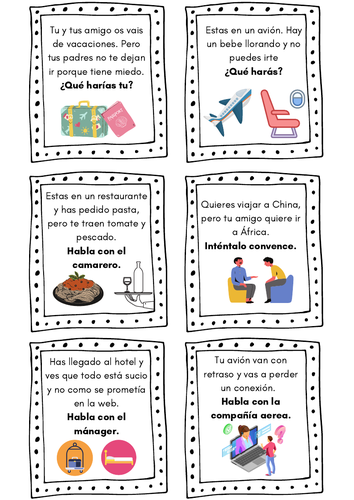 Speaking Spanish Cards