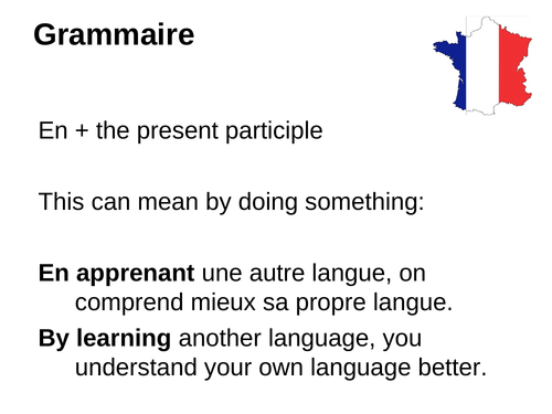 AQA/EDEXCEL Studio GCSE French (Higher) – Module 7 – Les langues sont un atout! – Page 147 - Grammar