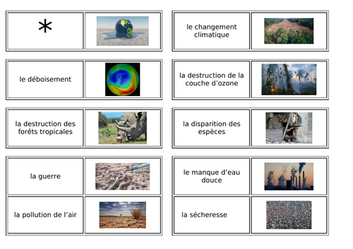 AQA/EDEXCEL Studio GCSE French (Higher) – Module 8 – Notre planète – Page 162 - Game