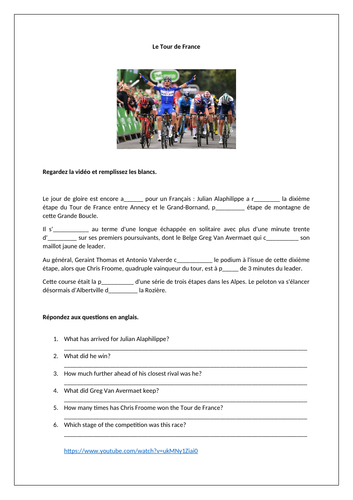 Big events / International events / Tour de France