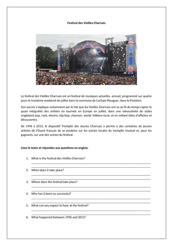 Big events / Festivals / Festival des Vieilles Charrues