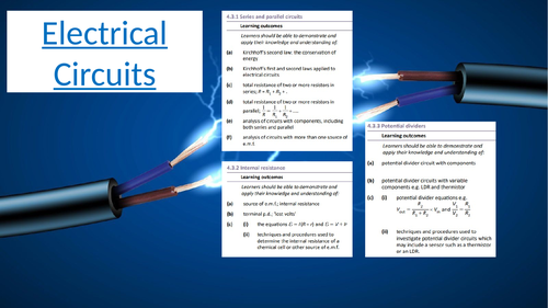 OCR 4.3 Electrical Circuits (Book Chapter 10)