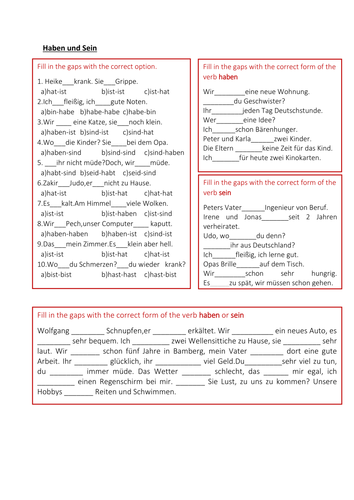 AQA/EDEXCEL Stimmt GCSE German (Higher) – Kapitel 4 – Startpunkt 1 – Page 71 - Grammar