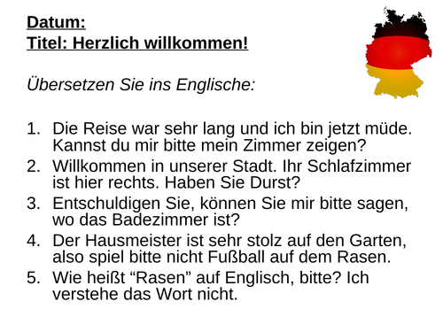AQA/EDEXCEL Stimmt GCSE German (Higher) – Kapitel 4 – Herzlich willkommen! – Page 75