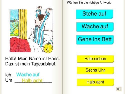 AQA/EDEXCEL Stimmt GCSE German (Higher) – Kapitel 4 – Ein Tag in meinem Leben – Page 78  - Game