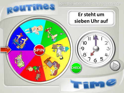 AQA/EDEXCEL Stimmt GCSE German (Higher) – Kapitel 4 – Ein Tag in meinem Leben – Page 79 - Game