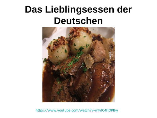 Deutsches Essen / German food