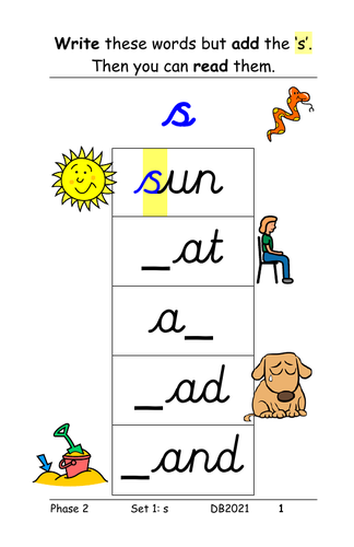 Phase 2 Set 1 - s, a, t, p, table cards