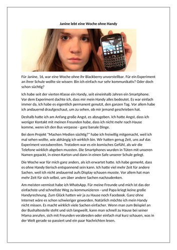 AQA/EDEXCEL Stimmt GCSE German (Higher) – Kapitel 4 – Total vernetzt – Page 83 - Worksheet