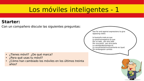 AS Spanish Lesson 2.2 Los móviles inteligentes en nuestra sociedad