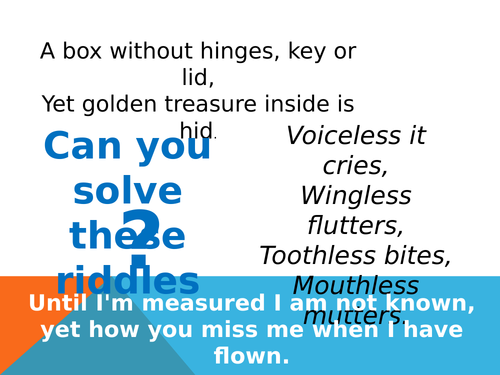 Introduction to Metaphors