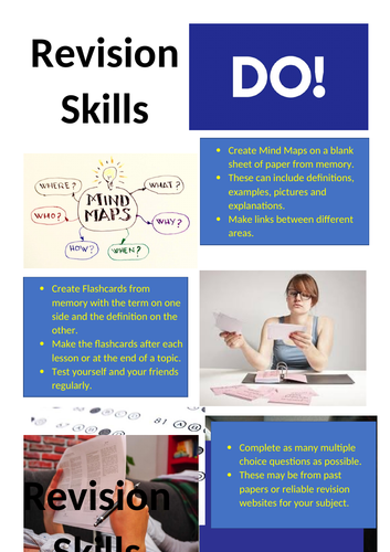 Revision skills poster