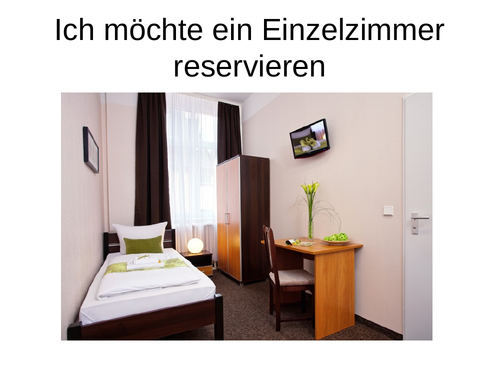 Hotel / Reserving a hotel