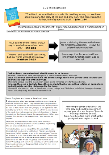 Incarnation Cover Worksheet