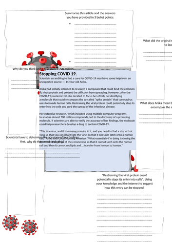 Scientific Literature - Guided Reading