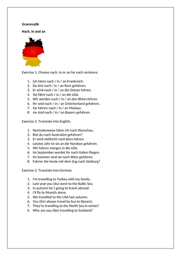 AQA/EDEXCEL Stimmt GCSE German (Higher) – Kapitel 6 – Startpunkt – Page 116 - Grammar