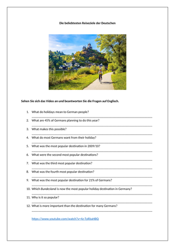 AQA/EDEXCEL Stimmt GCSE German (Higher) – Kapitel 6 – Startpunkt – Page 117 - Video