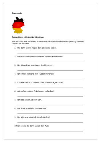 AQA/EDEXCEL Stimmt GCSE German (Higher) – Kapitel 6 – Dein Urlaubsstil – Page 121 - Grammar